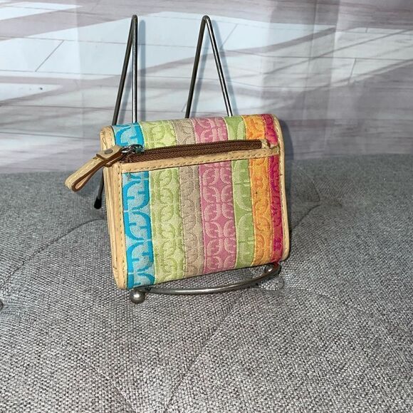 Fossil Canvas Compact Wallet - Picture 2 of 7